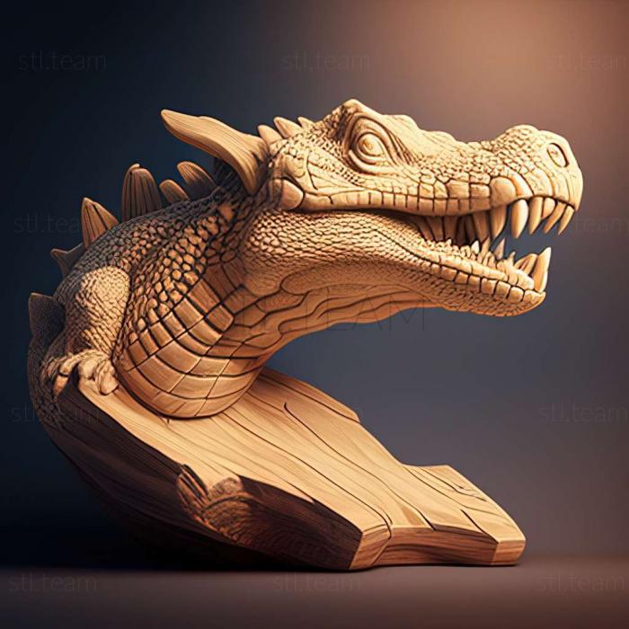3D model Saurosuchus (STL)